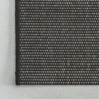 Нулум Алаина Внатрешен килим на отворено, 4 '6', црно