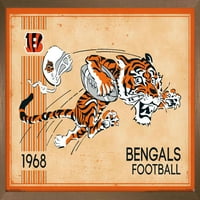 Синсинати Бенгалс - Постери за ретро лого, 22.375 34