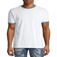 Без граници маица за кратки ракави за мажи и големи машки, достапна до големина 3XL