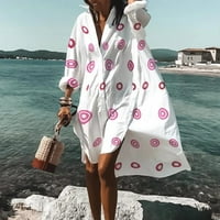 Секојдневен Фустан За Жени Костими За Капење Блуза На Плажа Бикини Облека За Плажа Костими ЗА Капење Здолништа НА Плажа XL