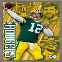 Green Bay Packers - Постер за wallидови на Арон Роџерс, 14.725 22.375