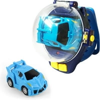 Часовник ЗА носење РК Автомобил Играчка Мини Флексибилна Легура На Автомобил На Полнење Црна За Деца
