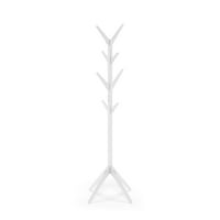 Фуринно Јаотаи во облик на дрва и решетката за палто, бело