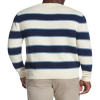 Chaps Mens Classic Fit памук шарен џемпер од екипаж