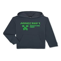 Minecraft Boys Graphic Graphic Hoodie Sweatshirt, големини 4-18