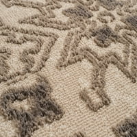 Обединети ткајачи Марсеј Анеси Антички крем ткаен полиестерски килим или тркач