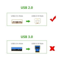 PWRON 6ft USB Кабел Замена ЗА HP Officejet Печатач J J 8740