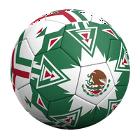 Фудбалска топка со големина на регент Мексико, боксер