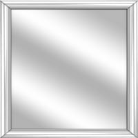 PTM слики 5- 31 25 Правоаголен неливи облик на огледало на wallидот
