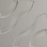 Ekena Millwork 7 8 W 7 8 H лента Endurawall Декоративен 3Д wallиден панел, Ultracover Satin Blossom White White