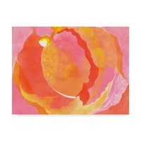Трговска марка ликовна уметност „зелка роза I“ платно уметност од Каролин Рот