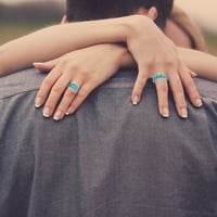 Keusn нов уникатен креативен моден двојка ангажман свадба шуплива пеперутка прстен