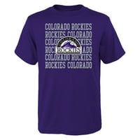 Младинска виолетова Колорадо Роки, повторете ја маицата со лого