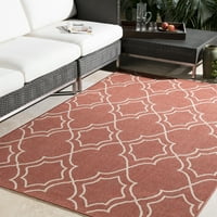 Уметнички ткајачи Алфреско Трелис област килим, крем од 'рѓа, 5'3 7'7