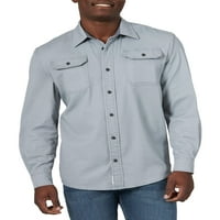 Вршена кошула за удобност на долги ракави на Wrangler Menive