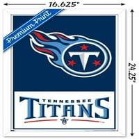 Тенеси Титани-Логото Ѕид Постер, 14.725 22.375