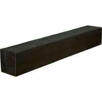 Ekena Millwork 4 H 4 D 84 W Rough Sawn Fau Wood Camnplace Mantel, природна пепел