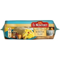 El Monterey® Signature јајце, сирење и jalapeño burritos ct торба