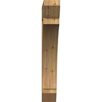 Ekena Millwork 6 W 36 D 40 H Thorton Slat Rough Sawn Brace, западен црвен кедар