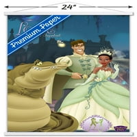 Дизни Принцеза и Жаба-Група Ѕид Постер Со Дрвена Магнетна Рамка, 22.375 34
