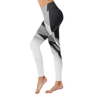 Женските Хеланки Печатат Висок Струк За Јога Трчање Секојдневно Фитнес Спорт Долги Модни Панталони
