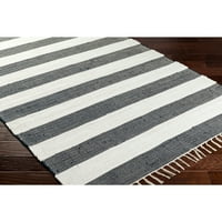Уметнички ткајачи Котонски лента со шипки, сива, 27 45