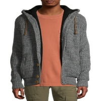 Американски бод со маж со долг ракав плетен џемпер, големини S-XXL