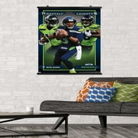 Сиетл Seahawks - Постер за wallидови на тројки, 22.375 34