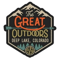 Длабоко Езеро Колорадо Одличниот Дизајн На Отворено Налепница За Винил Налепници