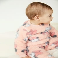 Дизни Мини глушец бебе и дете момче или девојче Шерпа, џемпери и џогер облеки, парче, големини на месеци до 5t