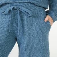 Бесплатно склопување женски панталони за џемпери со широки нозе