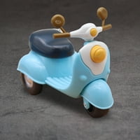 Ксиер Куклена Куќа Мотоцикл Декоративна Пластика Со Висока Редукција Минијатурен Трицикл За Симулација На Бебиња Се Преправаат