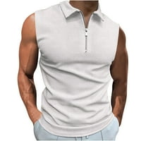 Менс врвови за чистење модна личност за мажи, случајни тенок кратки ракави, печатење на кратки ракави, блуза од јака и кошула,