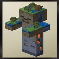Minecraft - Зомби Мочуриште Ѕид Постер, 14.725 22.375