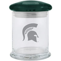 12oz NCAA MICHIGAN State Spartans Glass Candy Jar