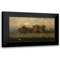 Inness, George Black Modern Modern Rramed Museum Art со наслов - Дурам Конектикат