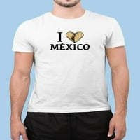 Љубов Мексико, Бурито Маица Мажи - Паметни Отпечатоци Дизајни, Машки х-Големи