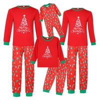 Семејство Јилвуст Соодветни Божиќни Пижами Момчиња Девојчиња Празнични Пижами Деца Облека За Спиење Божиќни Елени Јп