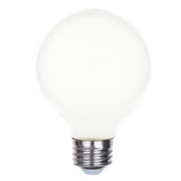 Голема вредност LED сијалица, 5,5-вати Г деко-сијалици Е база, мека бела, 3-пакет, Калифорнија
