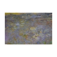 Заштитена марка ликовна уметност „Waterlily езерцето“ платно уметност од Клод Моне