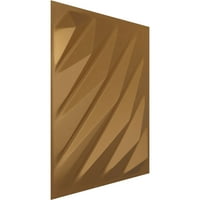 Ekena Millwork 5 8 W 5 8 H ARROW ENDURAWALL Декоративен 3Д wallиден панел, светло палто злато