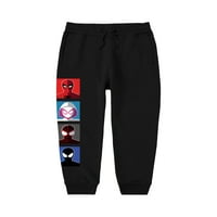 Spider-Man Boys Spiderverse Graphic Hoodie & Jogger Outfit Set, 2-парчиња, големини XS-XL