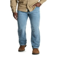 Редовните фармерки за вклопни фармерки за мажи и големи мажи со флекс