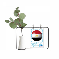 Национално Знаме На Египет Фудбал Транспарентно Стакло Виси Вазни Декорација Шише