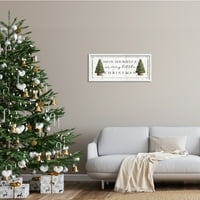 Indtries stuple rtic весела мала Божиќна фраза празнично ела, 13, дизајн од Елизабет Тиндал
