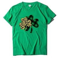 семимај смешна педи зелена симпатична маица со кружен врат на свети пат за жени